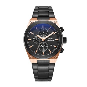 Expedition 6850 Rosegold Black Steel MCBBRBA